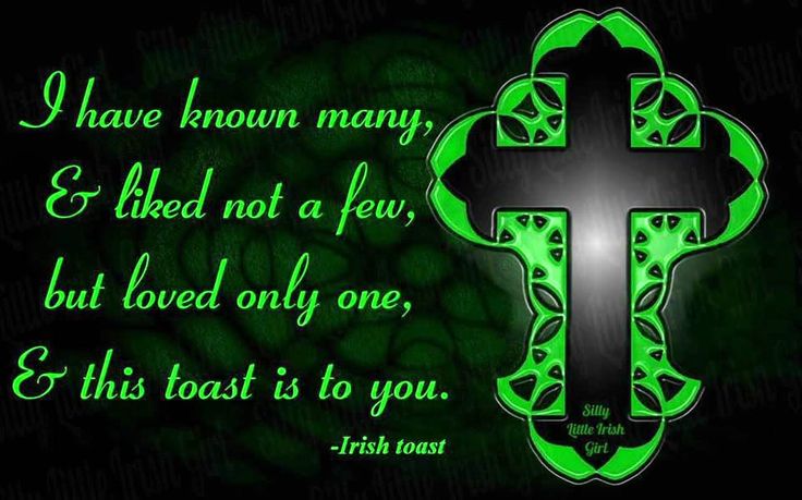 I've Known Many Irish Toast
