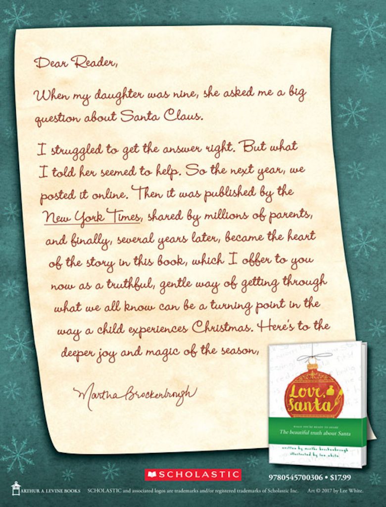 Letter From Santa Telling Child To Be Good