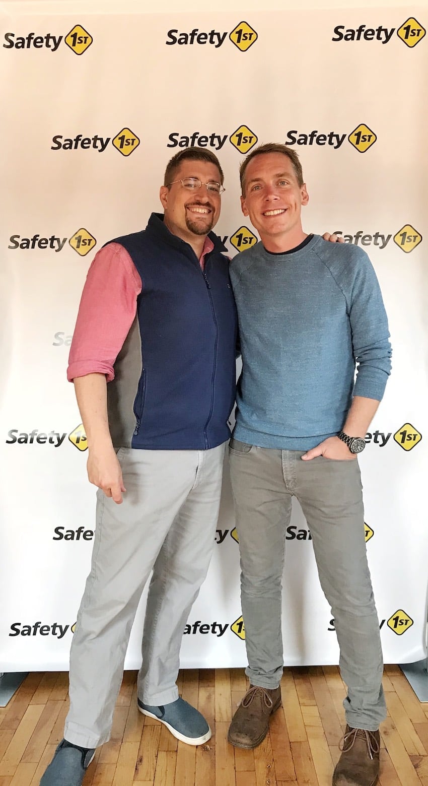 Clint Harp and Bill Sweeney at Safety 1st Event NYC