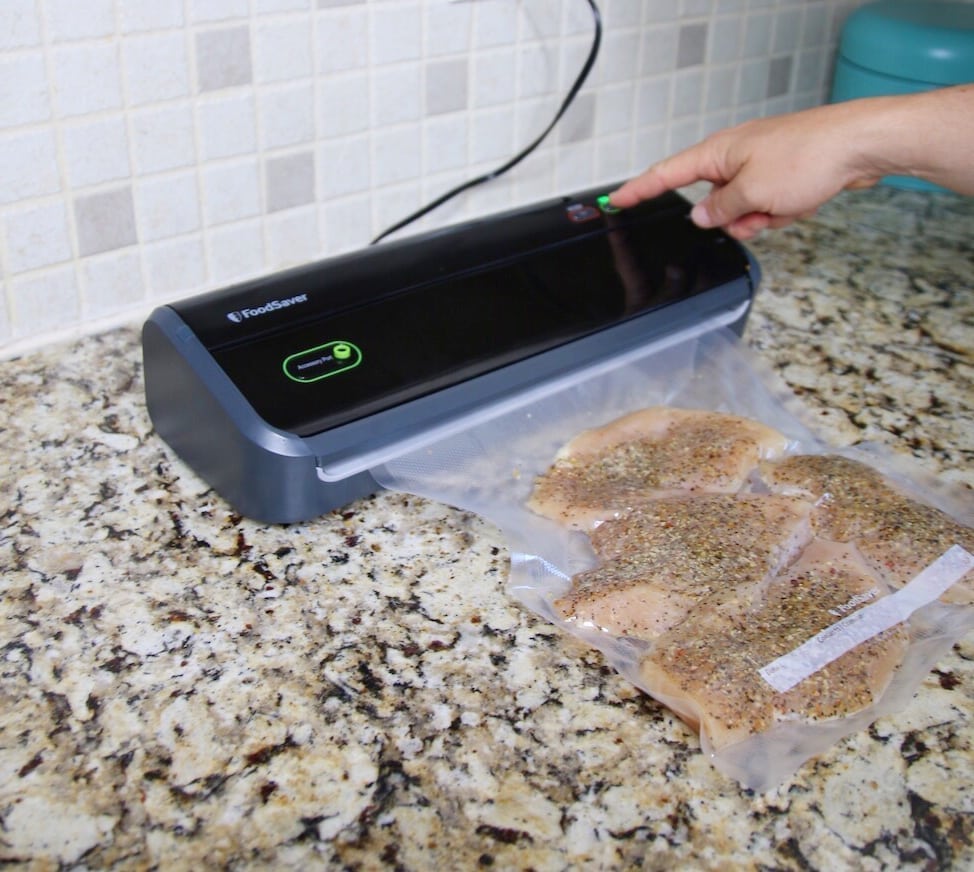 Chicken breast in FoodSaver Sous-vide Vacuum Seal Bags