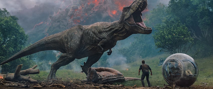 Jurassic World Fallen Kingdom T rex and Pratt