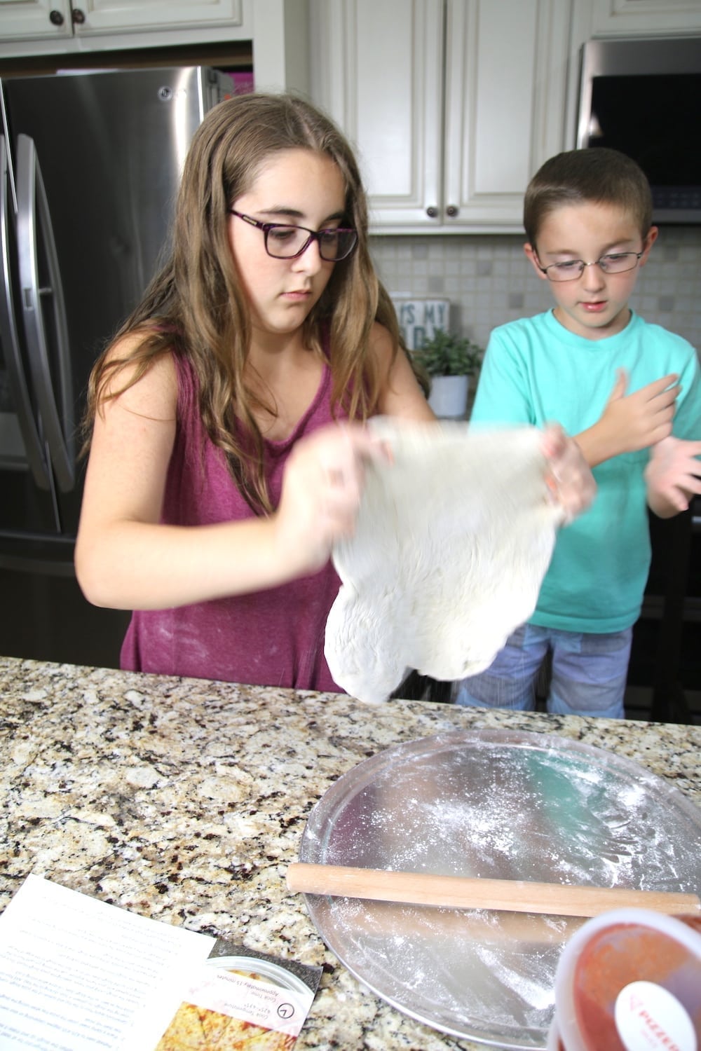 Pizzer Time pizza flipping dough