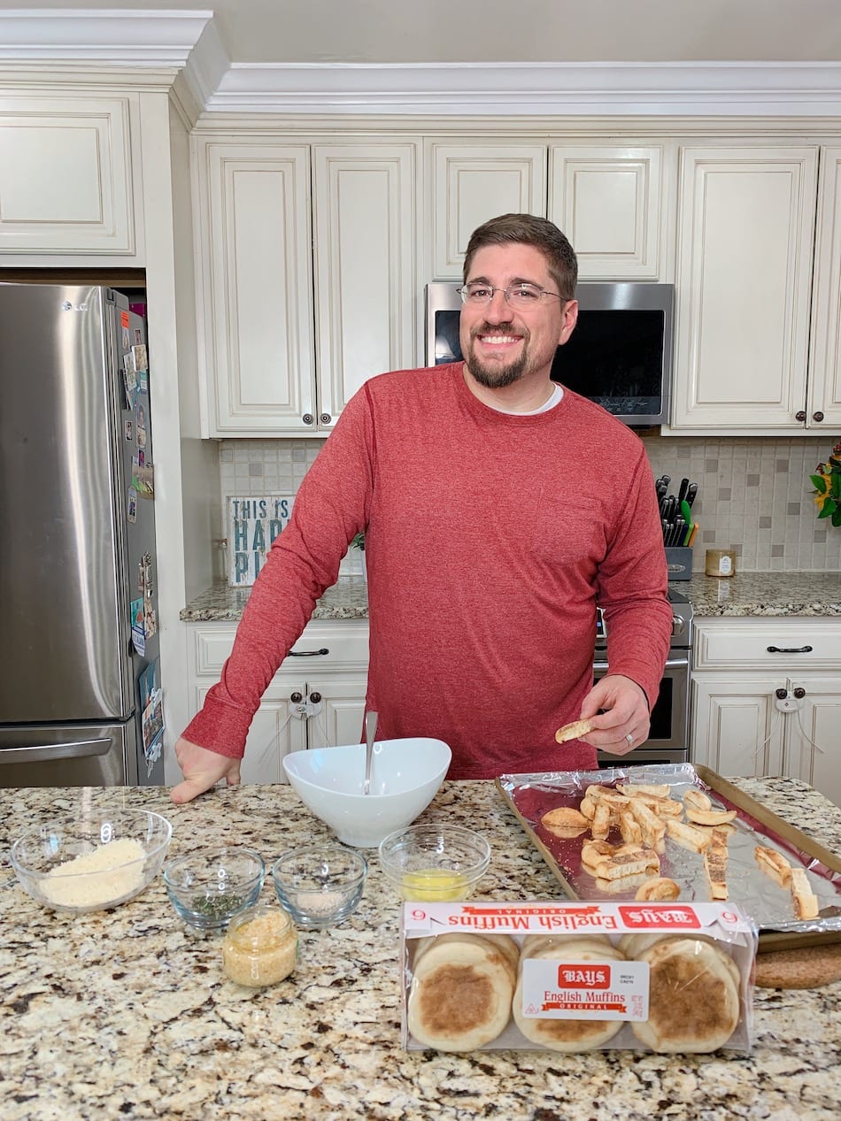 Bays English Muffins - Rosemary Crisps and Parmesan Crisps