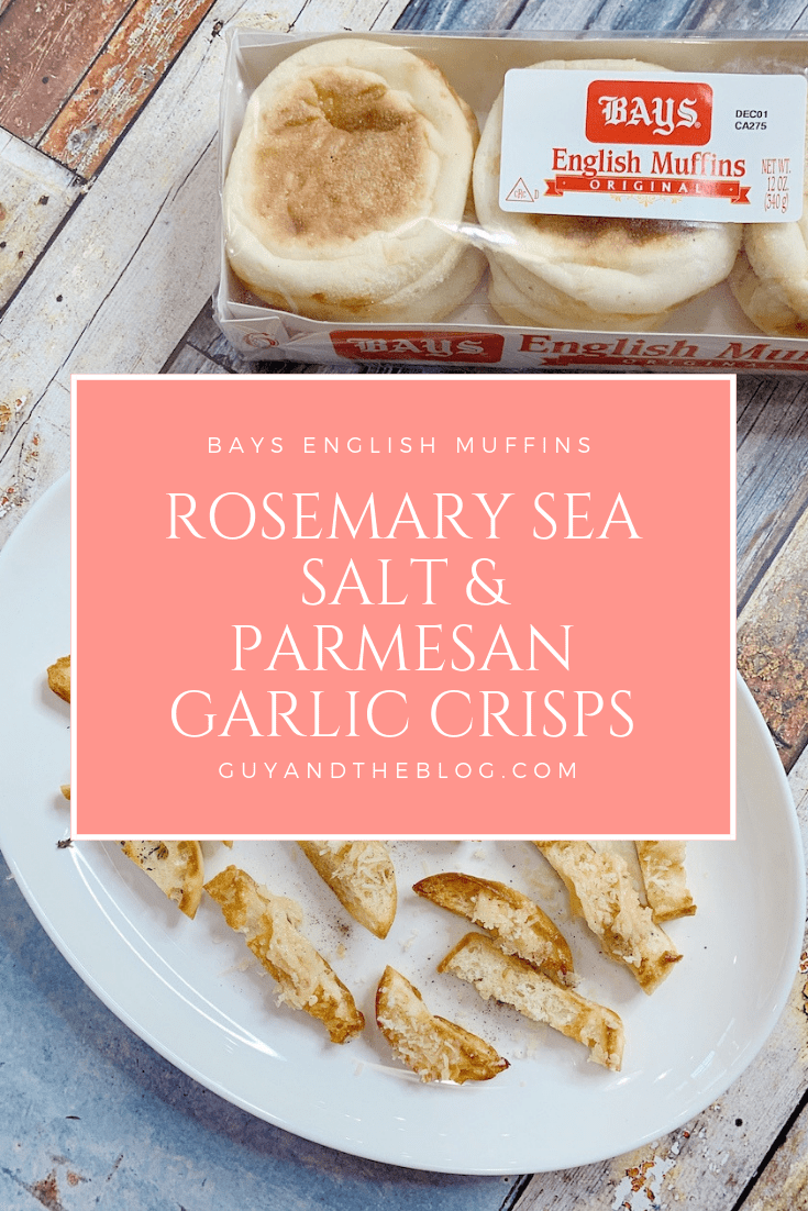 Bays Rosemary Sea Salt & Parmesan Garlic Crisps Pinterest Graphic