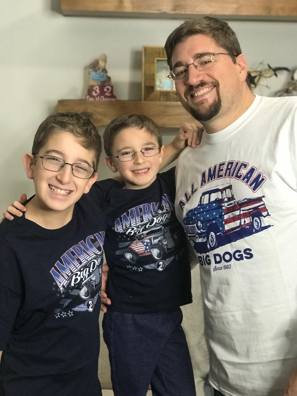 Big Dog Sportswear - dad and sons