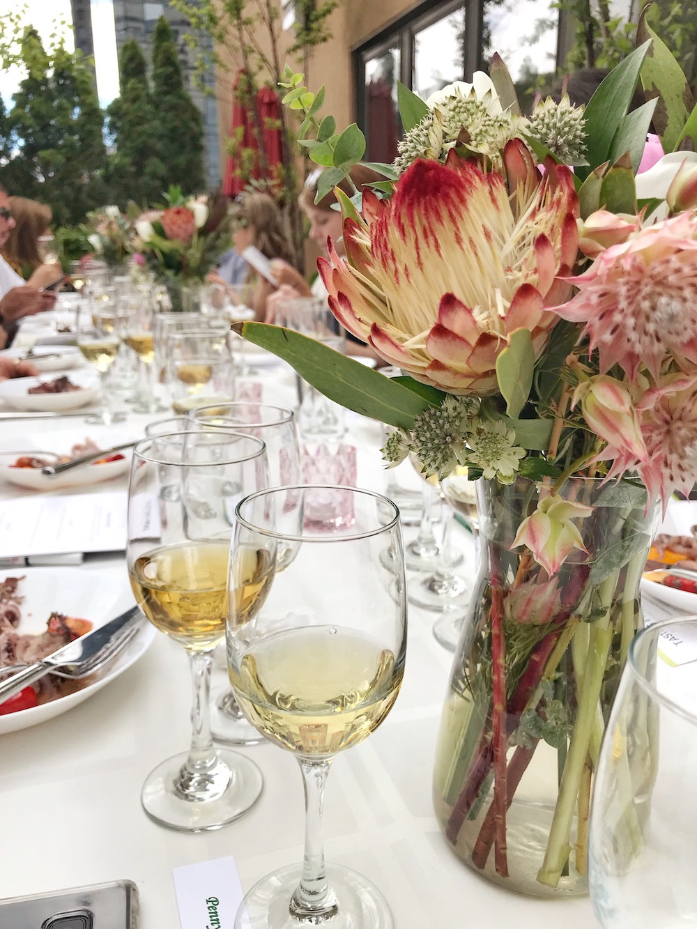 Vinho Verde Monção and Melgaço wine glass and table close Vinho Verde Monção and Melgaço wine glass and table close